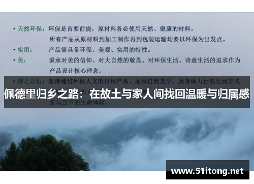 佩德里归乡之路：在故土与家人间找回温暖与归属感